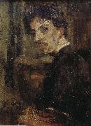 James Ensor Self-Portrait,Called The Little Head painting